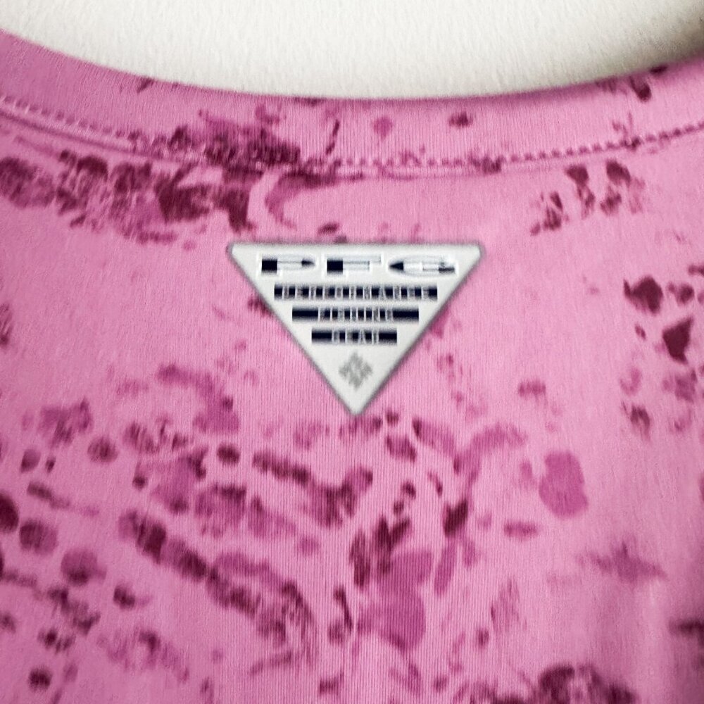 Columbia PFG Pink Shoer Stretch Athletic Athleisure Dress M - Picture 6 of 6